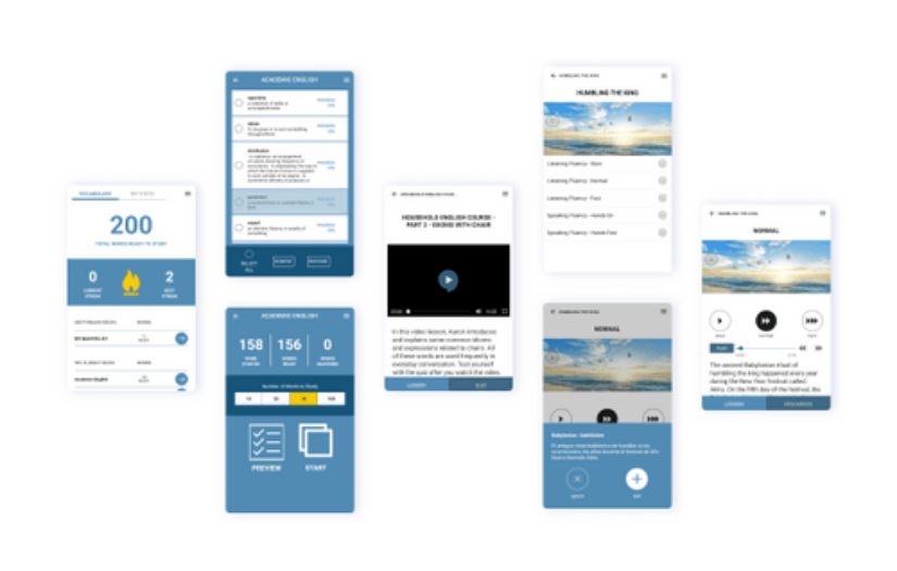 Mobile E-learning App For iOS And Android Devices screenshot 2