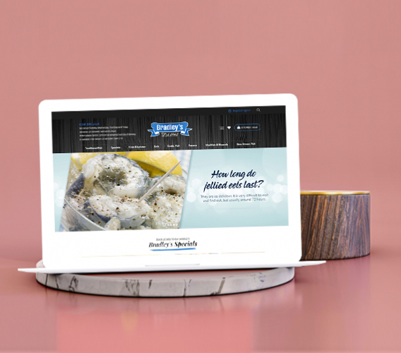 Bradley’s Fish & Seafood Suppliers UK - AddWeb Portfolio screenshot 1