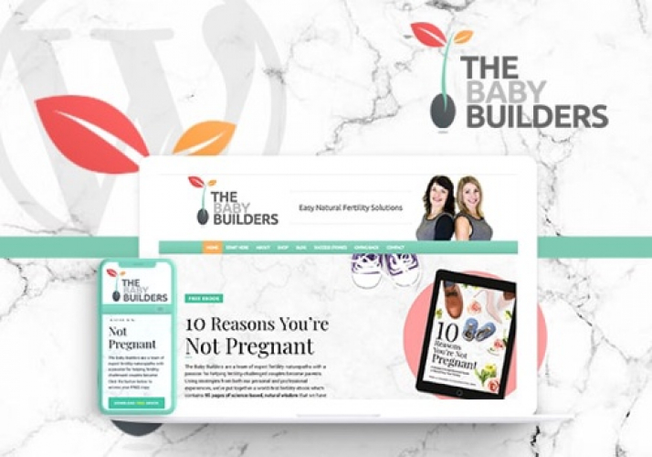 BabyBuilder - is a comprehensive online resource for individuals seeking natural fertility solutions. screenshot 1