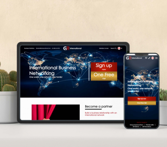 GR International Business Networking Consulting screenshot 1