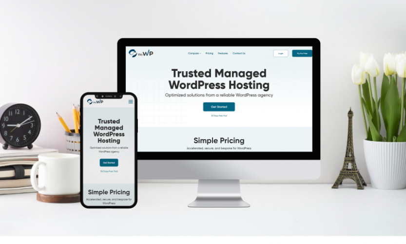 WeWP: Managed WordPress Hosting Made Easy screenshot 1