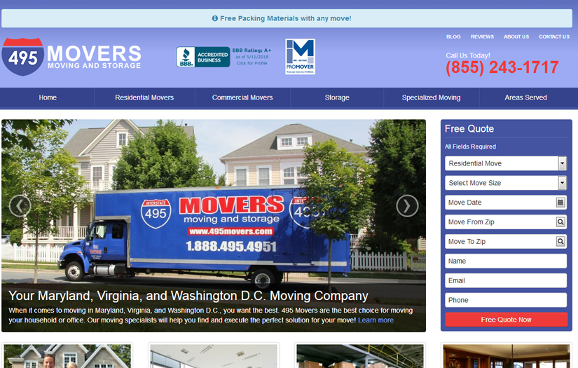 495 Movers Inc. screenshot 1