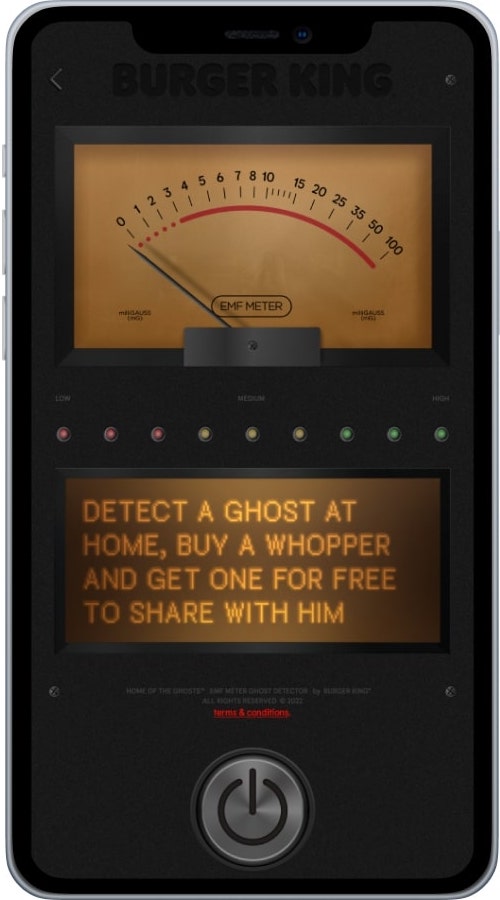 Burger King Halloween Ghost-Buster app screenshot 1