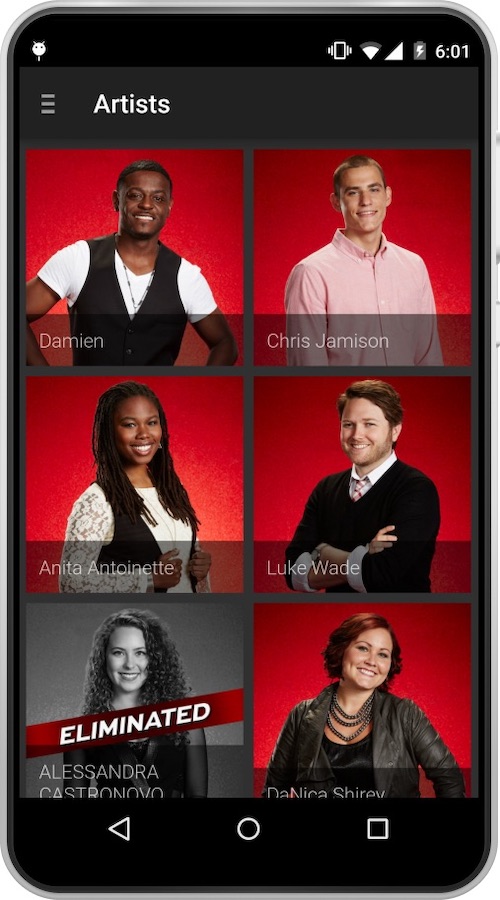 Project with NBC Universal - The Voice screenshot 2