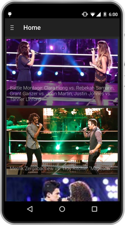 Project with NBC Universal - The Voice screenshot 1
