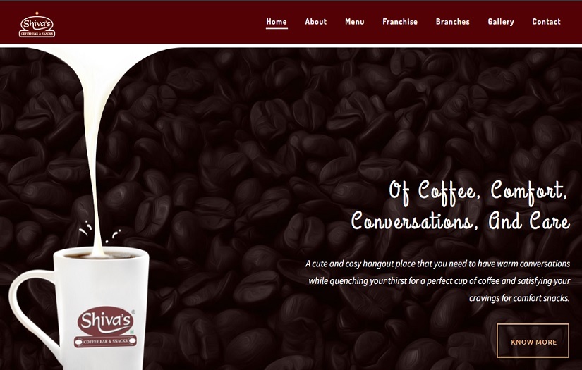 Shivascoffebar screenshot 1