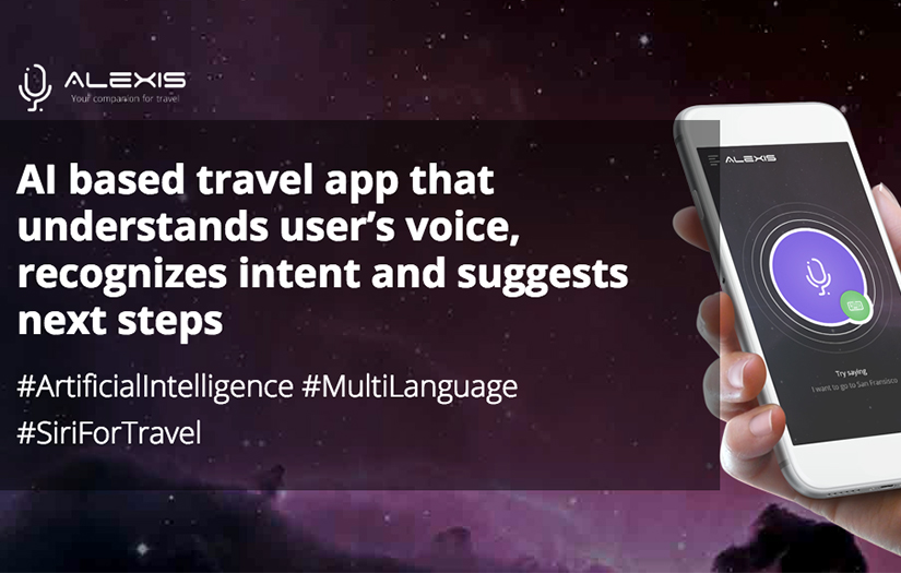 Alexis (Siri for Travel) - AI based travel startup | #NLP #Multi-language #Artificial Intelligence screenshot 1