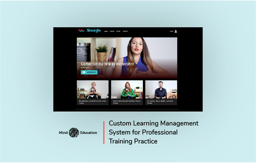 Custom Learning Management System for Professional Training Practice screenshot 1
