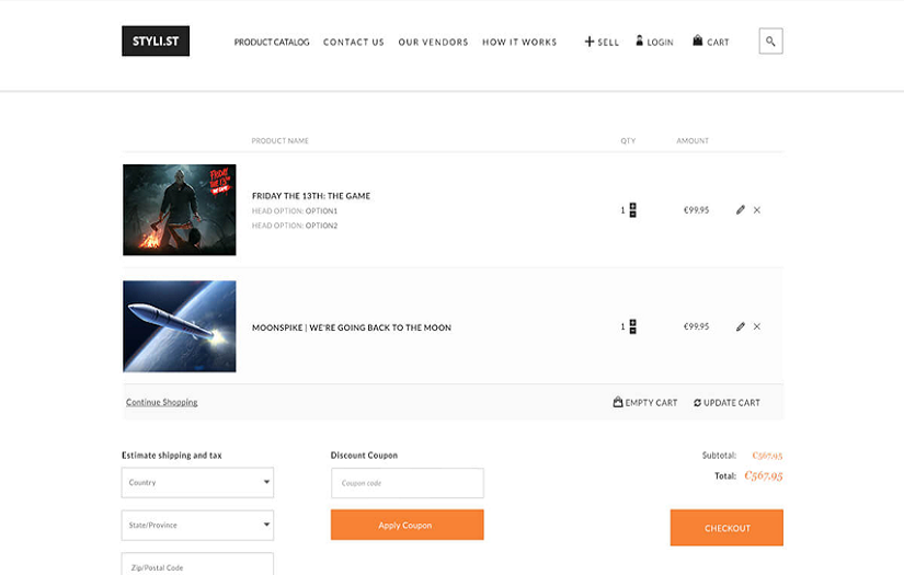 Styli.st Multi-Vendor Marketplace and Crowdfunding screenshot 1