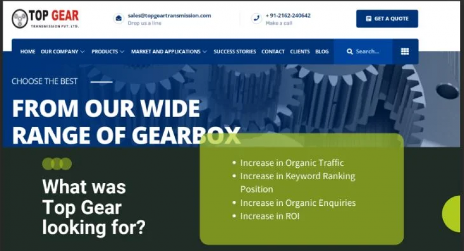 40% Increase in Organic Enquiries screenshot 1