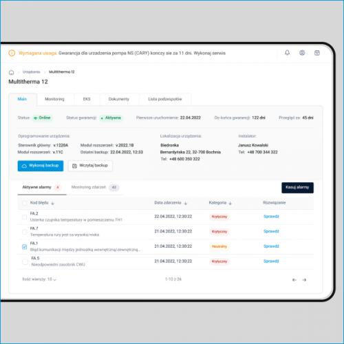 IGLOO - Custom software for a heat pump system screenshot 4