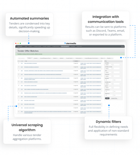 Streamlining Tender Processes with AI Solutions screenshot 1