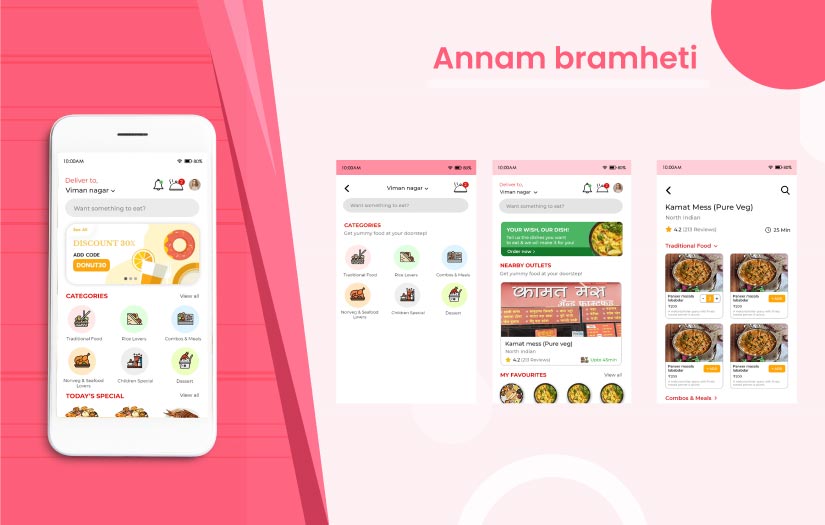 Annam Bramheti - Online Food Delivery App & Website screenshot 1