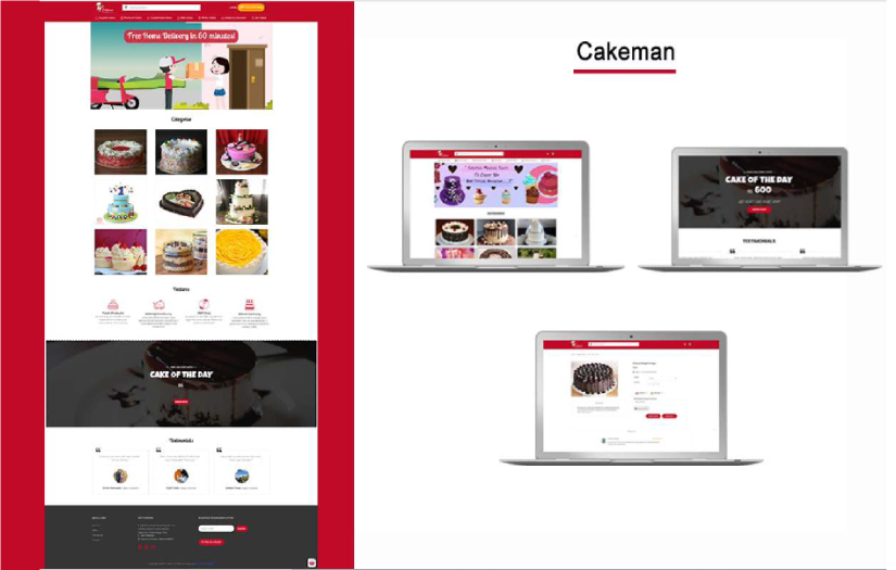 Cakeman - Online Cake Ordering screenshot 1