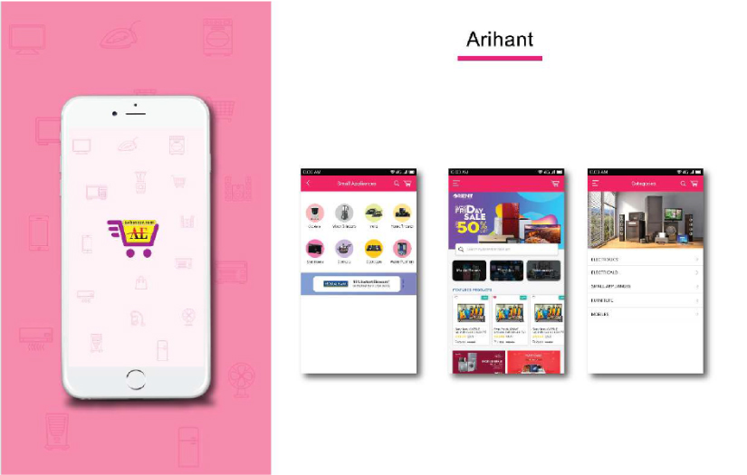 Arihant Electronics  - Ecommerce Website & Application Selling Electronics & Home Appliances screenshot 1