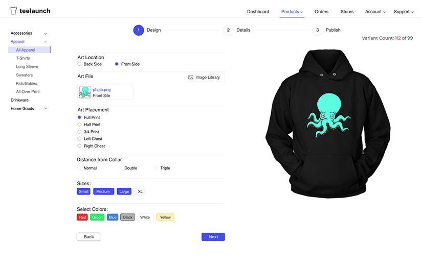 Shopify Startup Direct-to-Garment screenshot 1