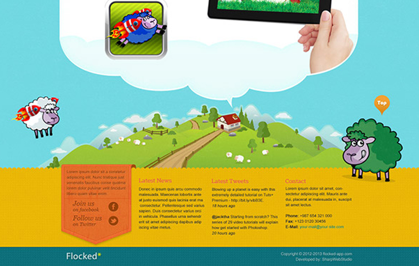 Flocked game website screenshot 4