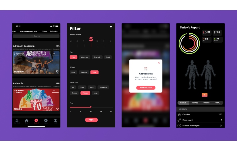 TruConnect: Multi-faceted fitness app and gym management platform screenshot 1