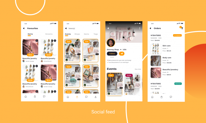 inHype: e-commerce MVP development screenshot 2