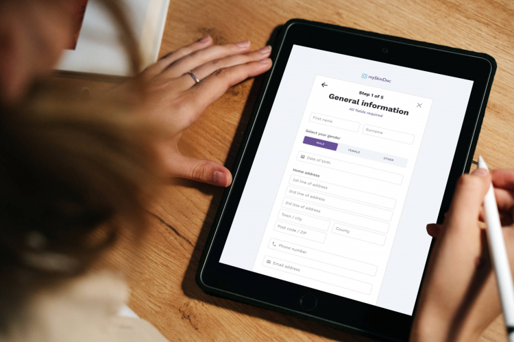 MySkinDoc: web development for a telehealth consultation platform screenshot 4