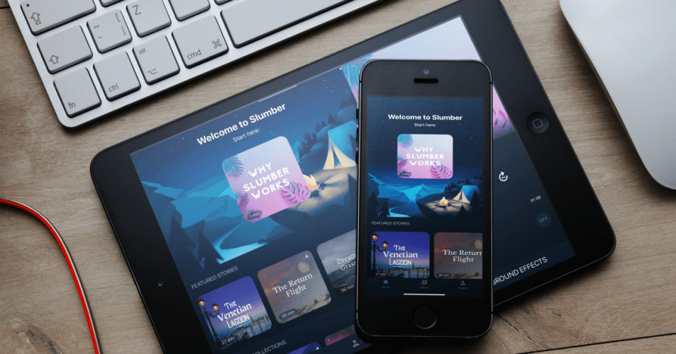 Sleep meditation and stories app screenshot 2