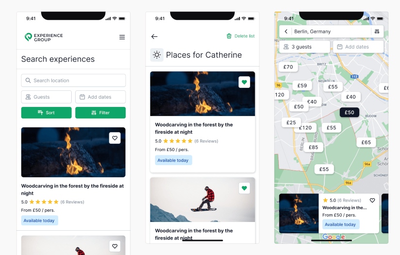 Experience Hampshire:  a booking platform for relaxing activities screenshot 2