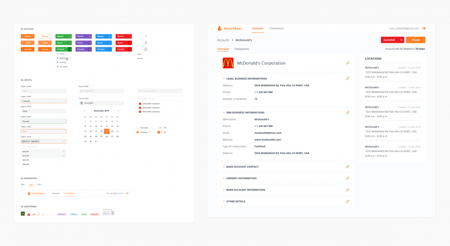 MunchBear: A multitenant platform for restaurant ordering screenshot 2