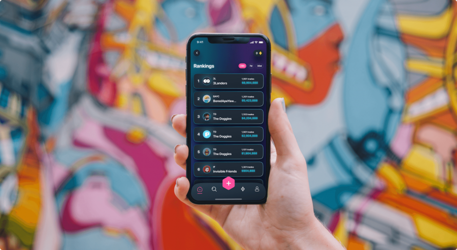 A blockchain-based NFT marketplace (MVP) screenshot 1