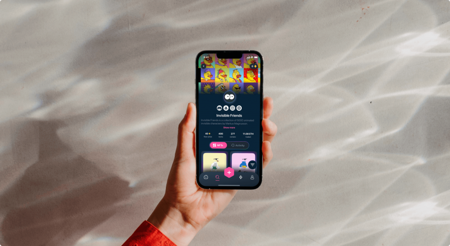 A blockchain-based NFT marketplace (MVP) screenshot 2