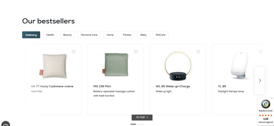 Beurer.com - brand specializing in health and well-being products screenshot 4