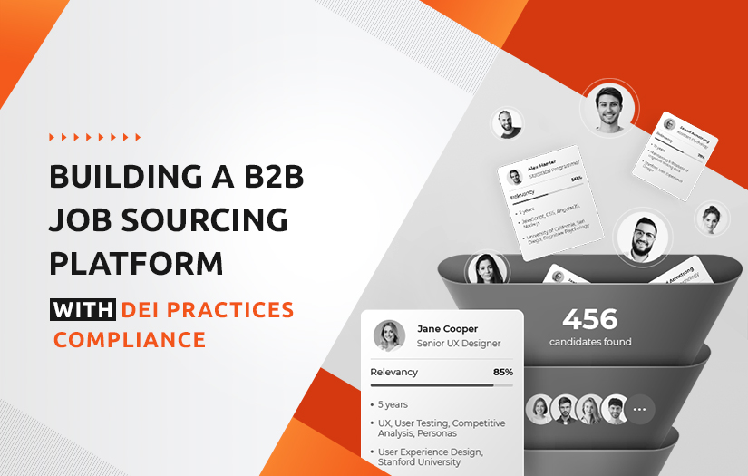 Building a B2B job sourcing platform with DEI practices compliance screenshot 1