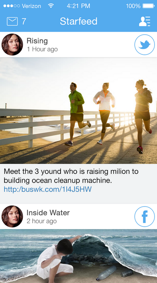 StarFeed screenshot 1