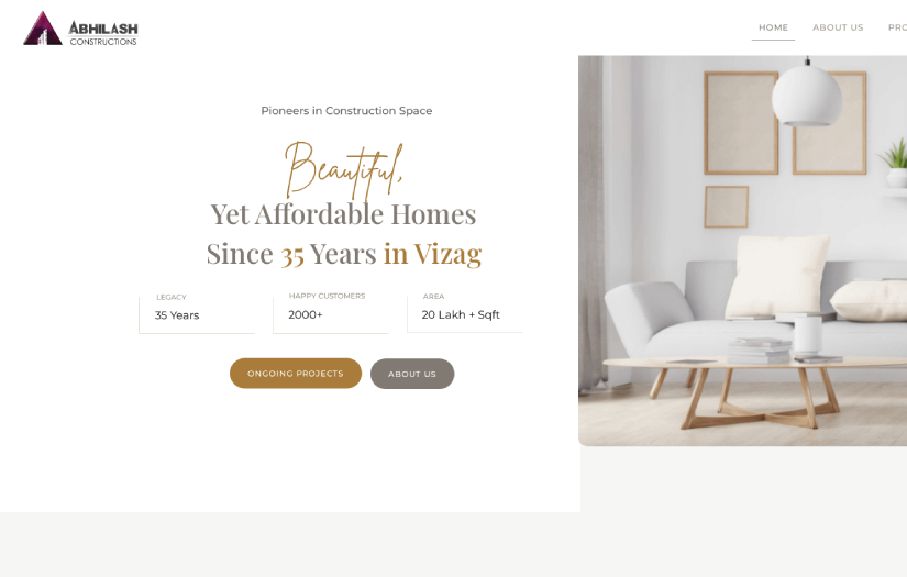 Abhilash Constructions screenshot 1