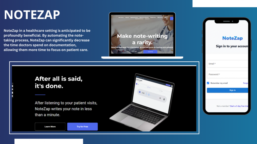 NoteZap screenshot 1