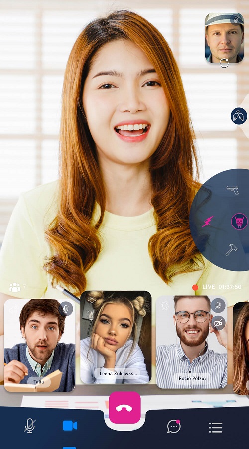 Vatra - WebRTC web and mobile video chat screenshot 1