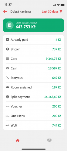 My Storyous Mobile App screenshot 2