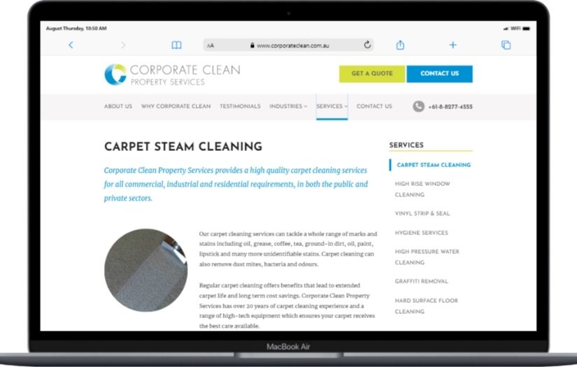 Corporate Clean screenshot 1