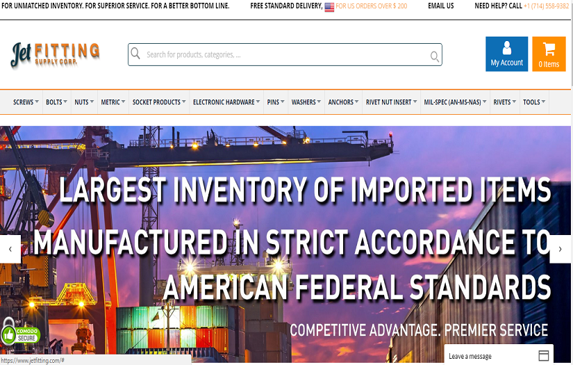 Jet Fitting Supply Corp. screenshot 1