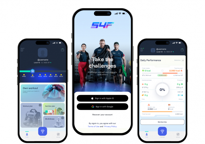 Fitness & Wellness Mobile App screenshot 1
