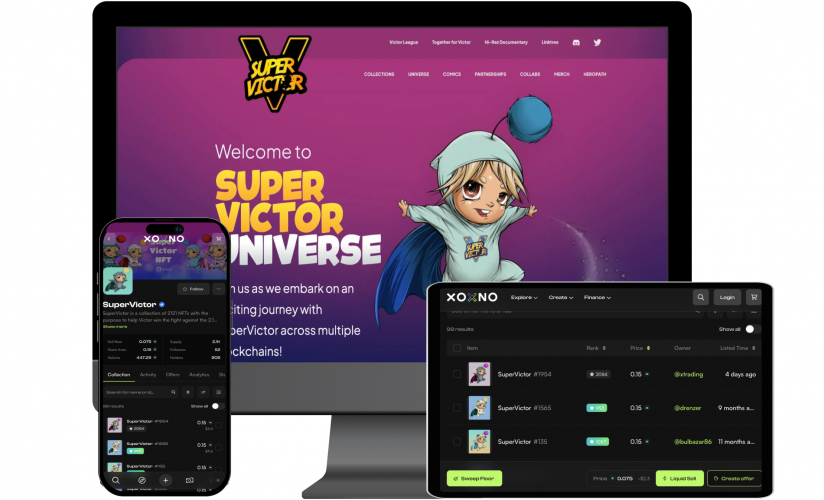 NFT Collection Crowdfunding Platform screenshot 1