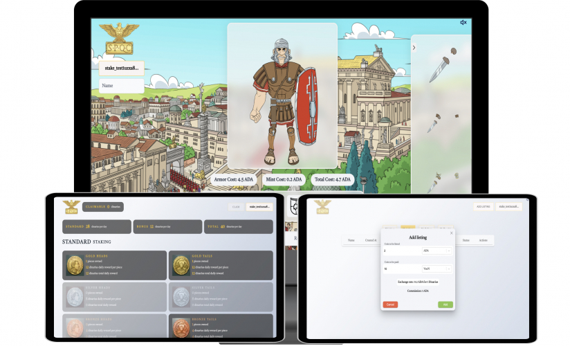 Roman-Inspired Blockchain Ecosystem screenshot 1
