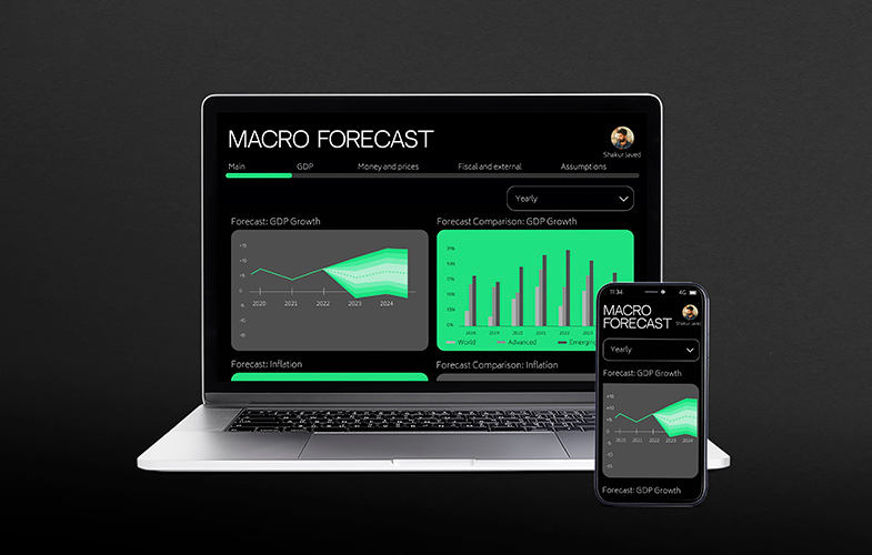 Frontend Development for a financial institution dashboard screenshot 1