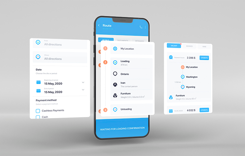 IoT-platform solution for a logistic company screenshot 1
