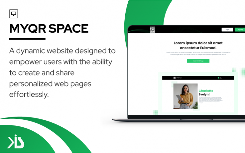 Personalized QR Code Generator Website screenshot 1