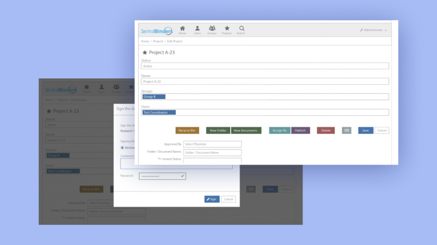 SentralBinders DMS screenshot 1
