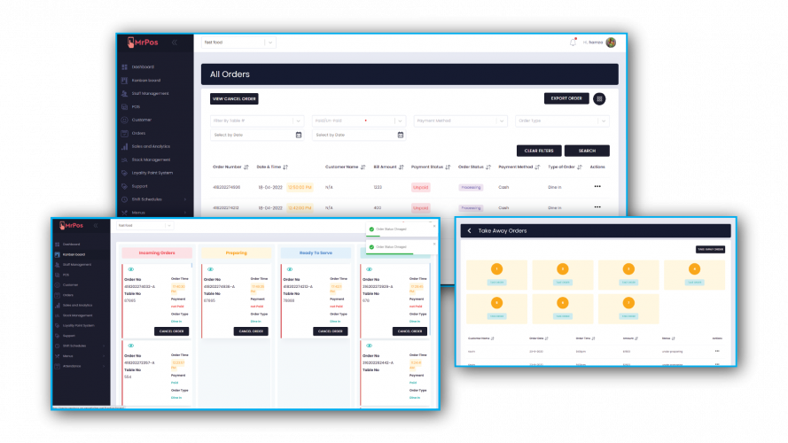 Order Management System (MrPos) screenshot 1