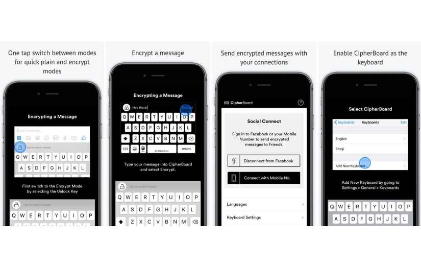 Cipherboard screenshot 1