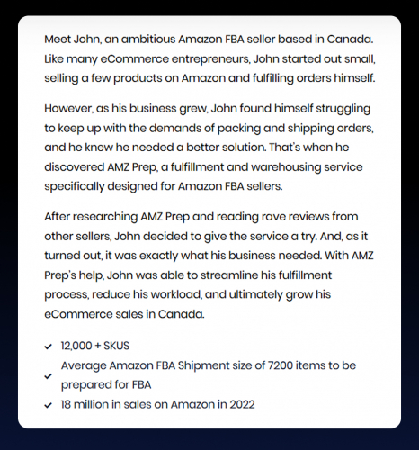 Top-100 Amazon FBA Reseller Manages 12,000+ SKUs Across Canada and the US With AMZ Prep  screenshot 2