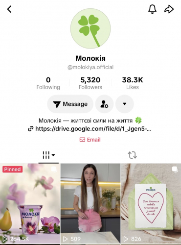 SMM Case for milk brand Molokija screenshot 1