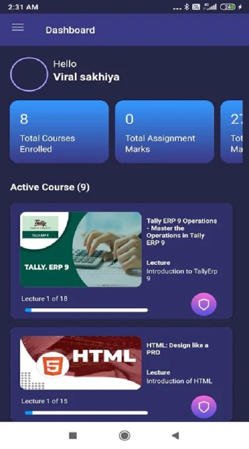 PrideEducare - ELearning Platform screenshot 1
